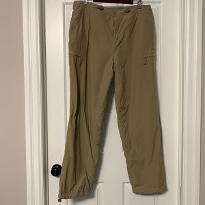 Fleece lined athletic pants